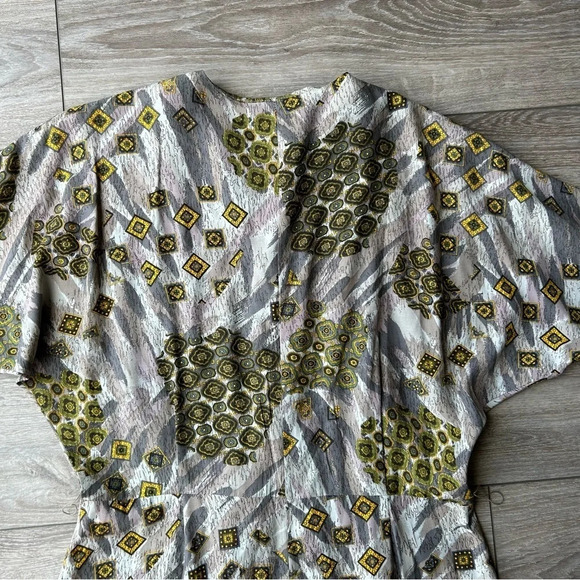 Vintage  Willy’s Influence 80s Western Style Dolman Sleeve Midi Dress - Picture 16 of 16